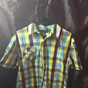 coogi button down Shirt size XL